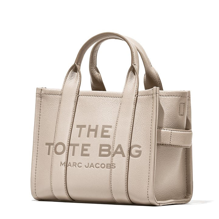 Cement - MARC JACOBS - Small Leather Tote Bag