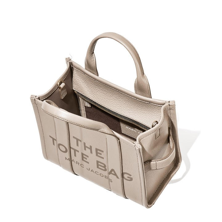 Cement - MARC JACOBS - Small Leather Tote Bag