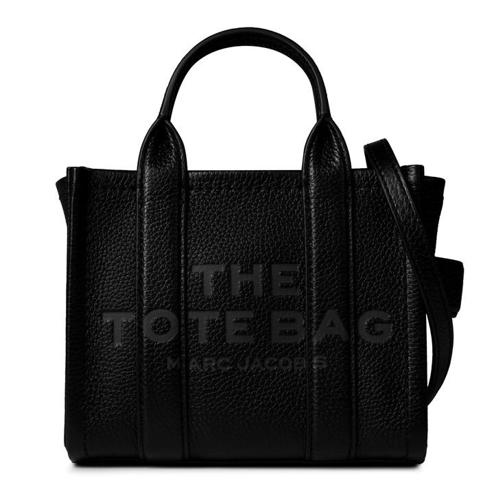 Black - MARC JACOBS - Small Leather Tote Bag