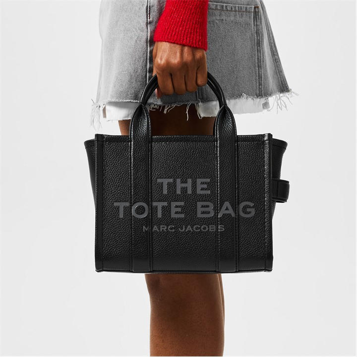 Black - MARC JACOBS - Small Leather Tote Bag