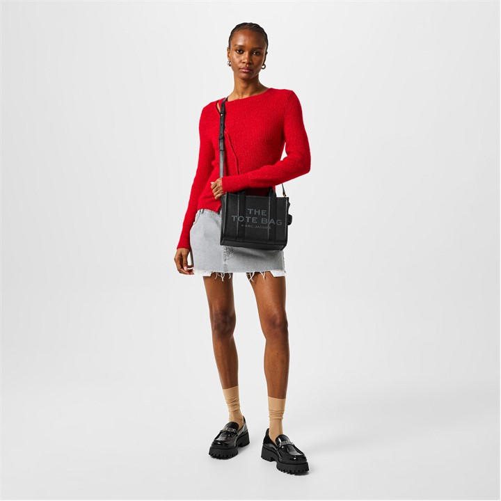 Black - MARC JACOBS - Small Leather Tote Bag