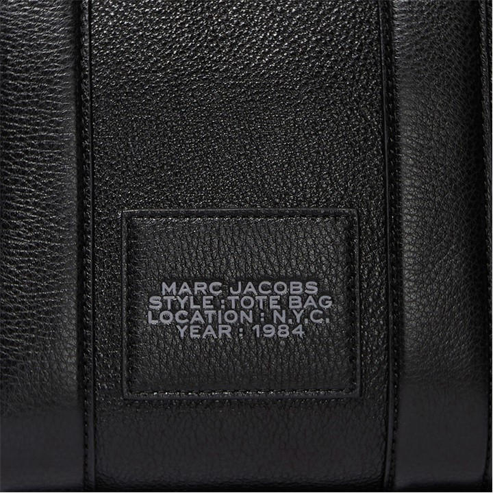 Black - MARC JACOBS - Small Leather Tote Bag