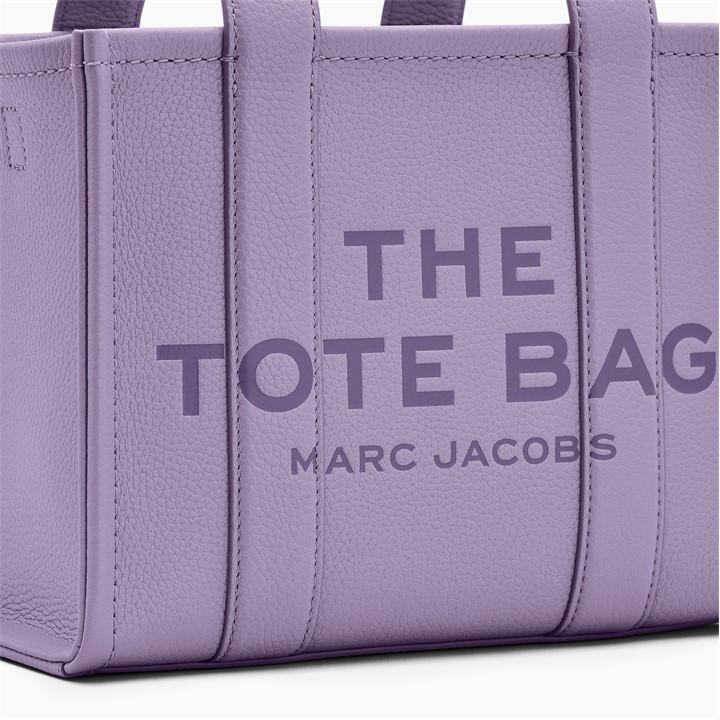 Lilac - MARC JACOBS - Small Leather Tote Bag