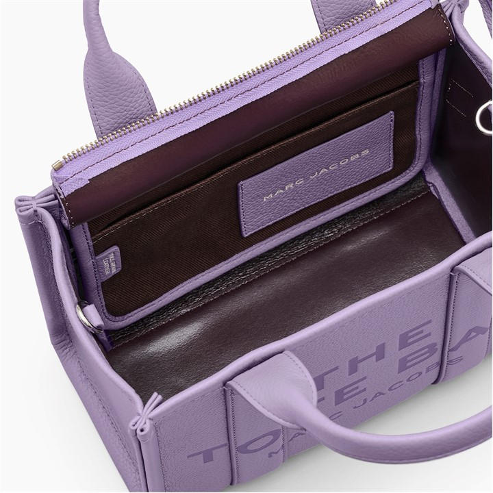 Lilac - MARC JACOBS - Small Leather Tote Bag