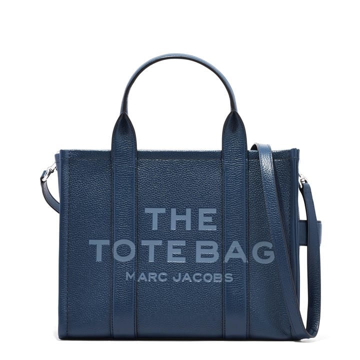 Marc Jacobs Edium Leather Tote Bag In Blue
