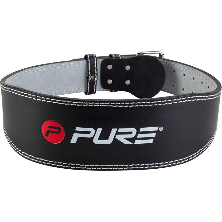 Pure2improve Unisex Black Weight Lifting Belt Small