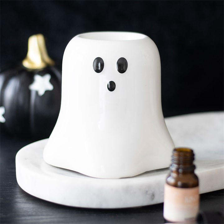 Something Different Unisex White Hey Boo Ghost Oil Burner And Wax Warmer