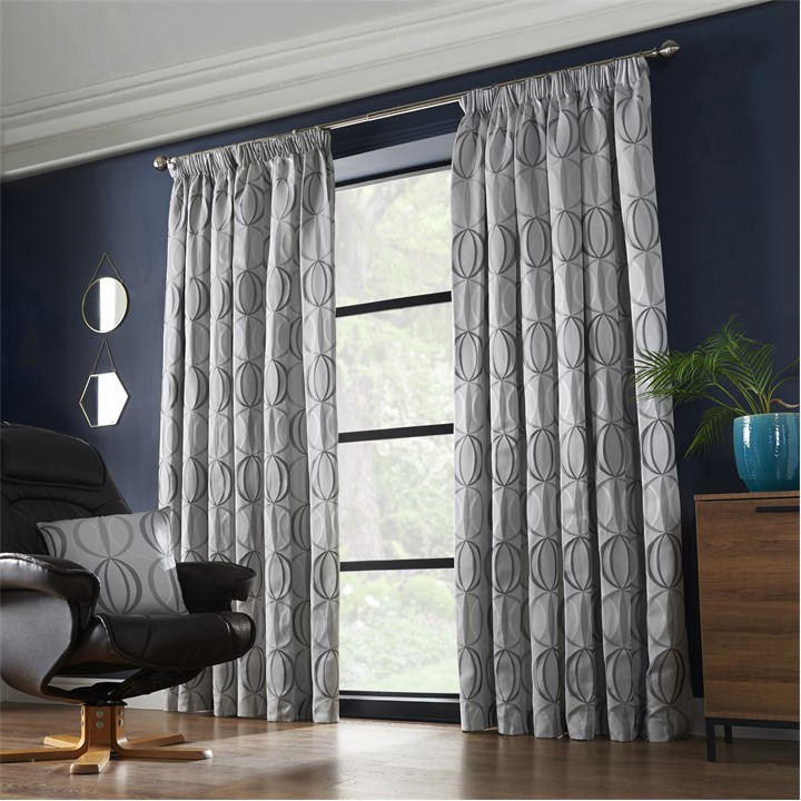 ALAN SYMONDS OMEGA LINED PENCIL PLEAT CURTAI