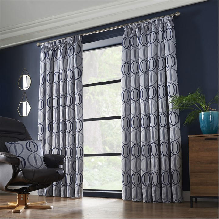 ALAN SYMONDS OMEGA LINED PENCIL PLEAT CURTAI