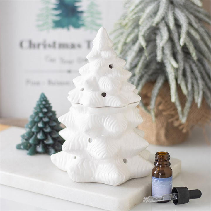 Something Different Unisex White Fir Tree Oil Burner And Wax Warmer