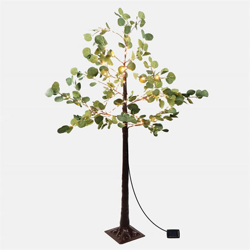Streetwize - Solar Artificial Eucalyptus Tree Light
