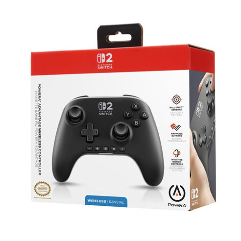PowerA - Advantage Wireless Controller for Nintendo Switch 2 - Black
