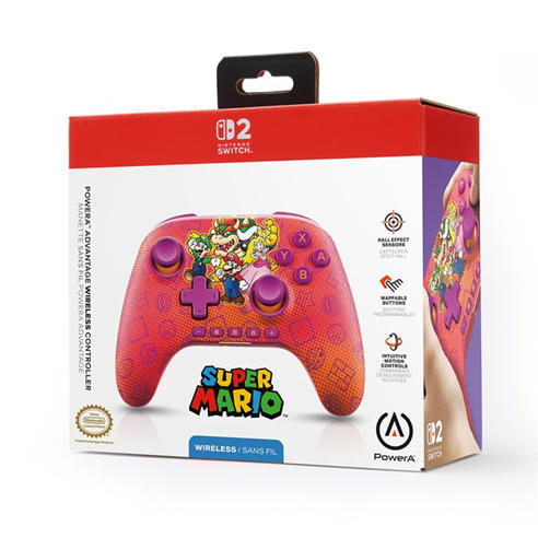 PowerA - Advantage Wireless Controller for Nintendo Switch 2 - Mario and Friends