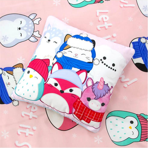 Squishmallows - Snowflake Square Cushion