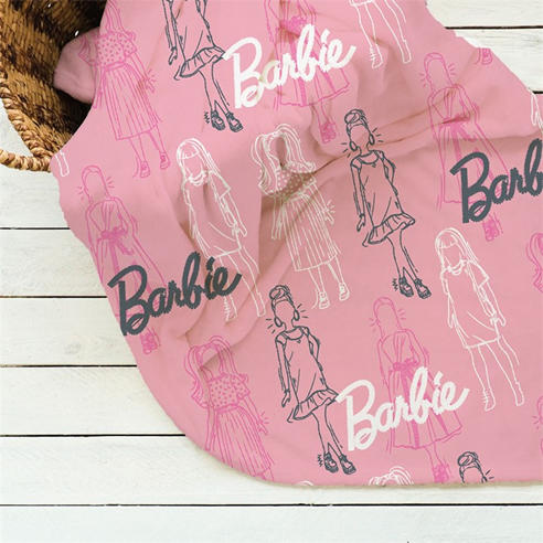Barbie - Figures Fleece Blanket