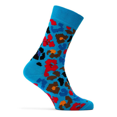 Happy Socks - Multi Leopard Print Pop