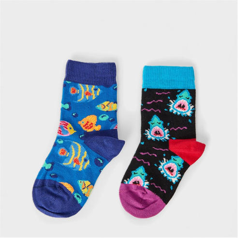Happy Socks - Shrk Fish 2 Sk Bb99