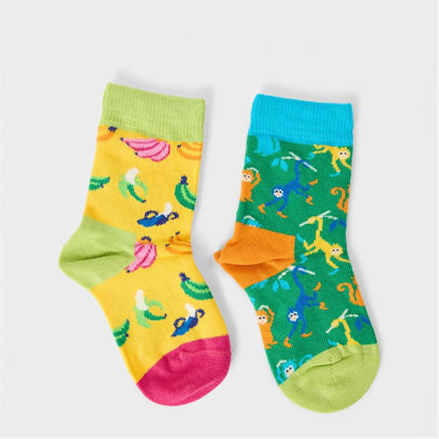 Happy Socks - Monkey 2Pk Sk Bb99