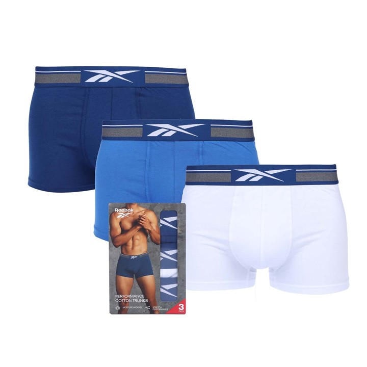 Reebok 3 Pack Of Sports Trunks