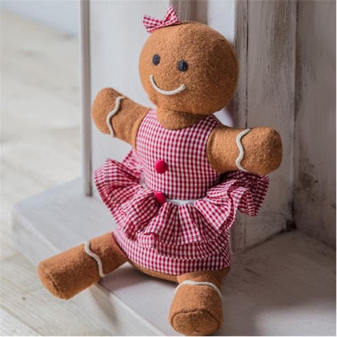 Gallery - Gingerbread Doorstop Brown/Red