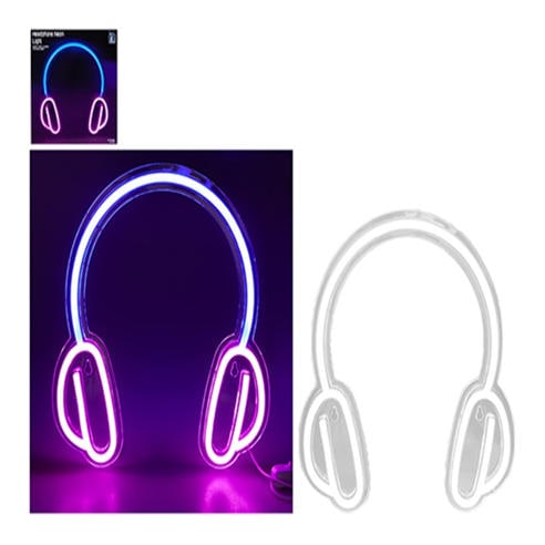 Manhattan Gift Company - Manhattan Headphone Neon Wall Light