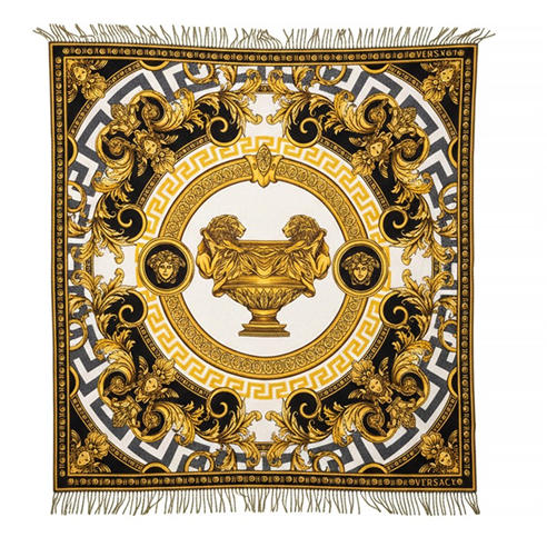 VERSACE HOME - La Coupe Des Dieux Fringed Blanket