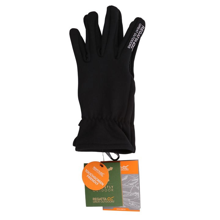 Regatta Unisex Black Touchtip Tech Gloves Ii Large