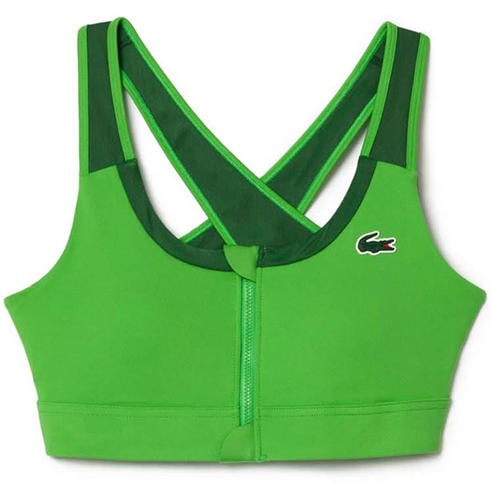Lacoste - Sport Zipped Colour Block Stretch Bralette