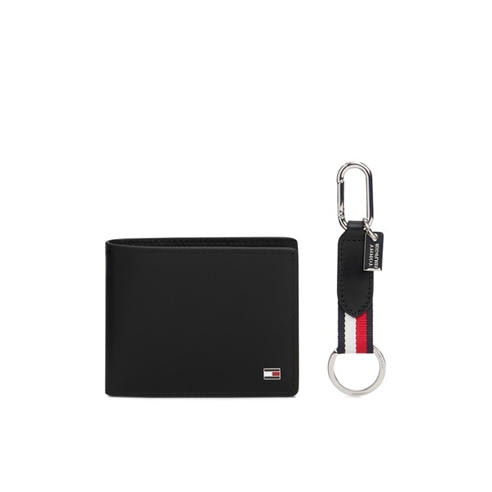 Tommy Hilfiger - Leather Wallet And Key Fob Gift Set