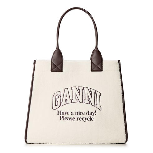 GANNI - Women's Shopper Sherling Tote Bag