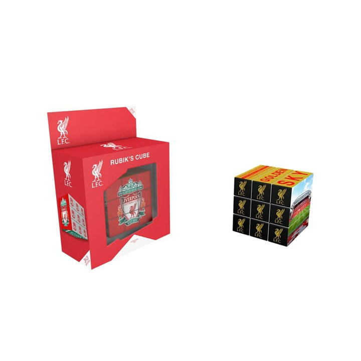 Team Unisex Kids Red Football Rubiks Cube