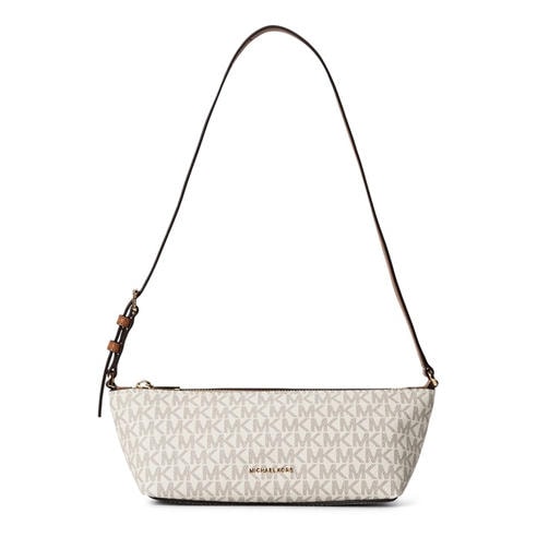 MICHAEL Michael Kors - Women's Laila Small East-West Coated Canvas Shoulder Bag