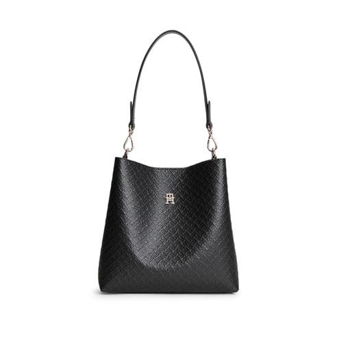 Tommy Hilfiger - Women's Icon Satchel Mono Faux Leather Shoulder Bag