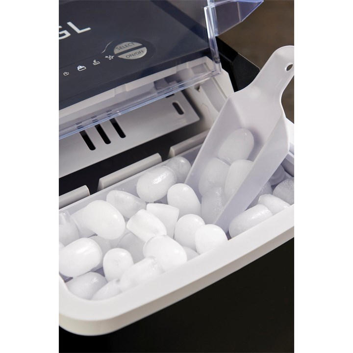 EGL Ice Cube Maker 1.3L Black House of Fraser