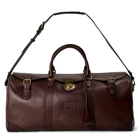 Polo Ralph Lauren - Heritage Lock Leather Large Holdall Duffel Bag