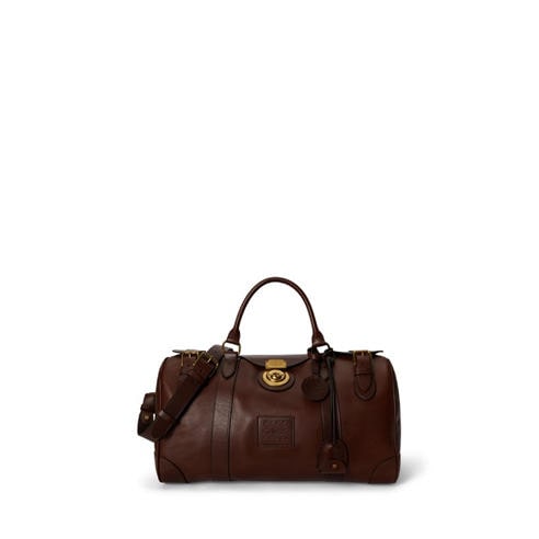 Polo Ralph Lauren - Heritage Lock Leather Small Holdall Duffel Bag