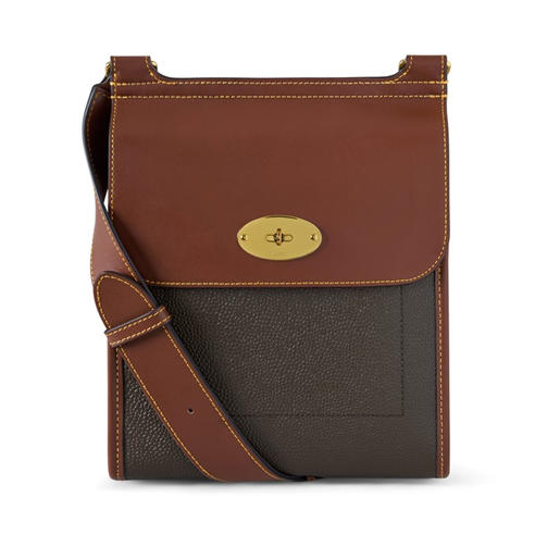 MULBERRY - Antony Scotchgrain & Leather Satchel