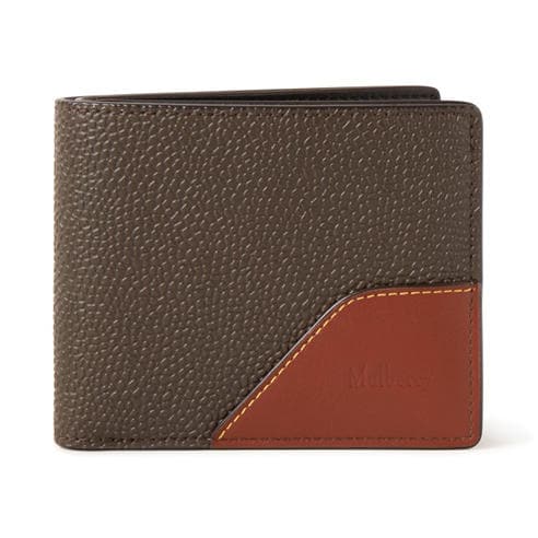 MULBERRY - Scotchgrain and Leather 8 Card Billfold Wallet