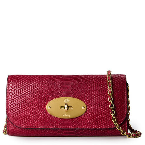 Mulberry - Women's Lily Leather Wallet on Chain