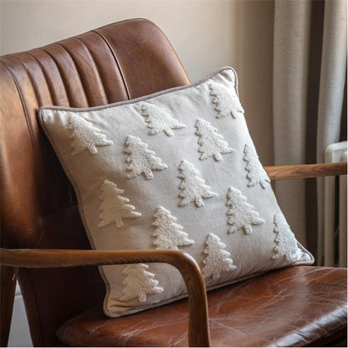 Gallery - Woodland Embroidered Tree Cushion