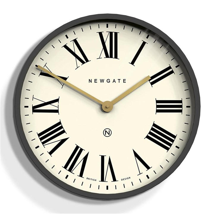 Newgate Clocks Mr Butler Wall Clock Blizzard Grey House of Fraser