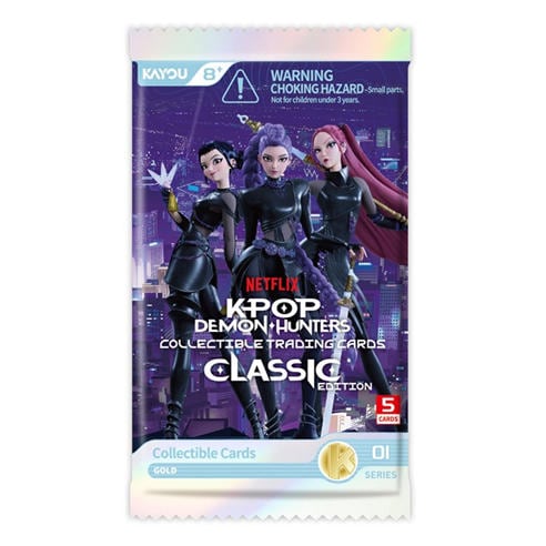 K Pop Demon Hunters - KPop Demon Hunters-Collectible Trading Cards-Classic Edition Foil -001-EMEA-Series 1-B