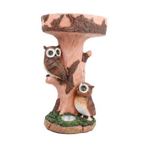 Streetwize - Solar Owl Birdbath Light