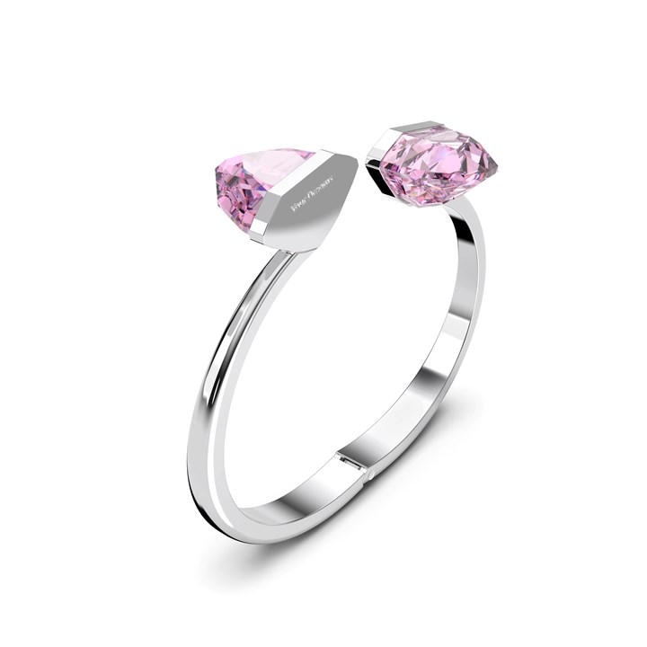 Swarovski Women's Silver Lucent Bangle Small