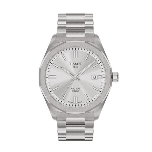 Tissot - Men's PRC100 Solar Analogue Quartz Watch