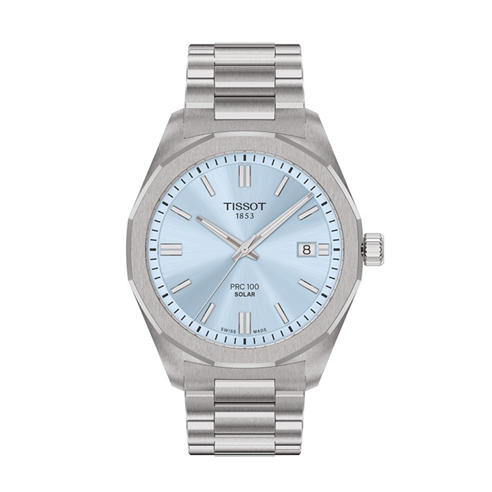 Tissot - Men's PRC100 Solar Analogue Quartz Watch