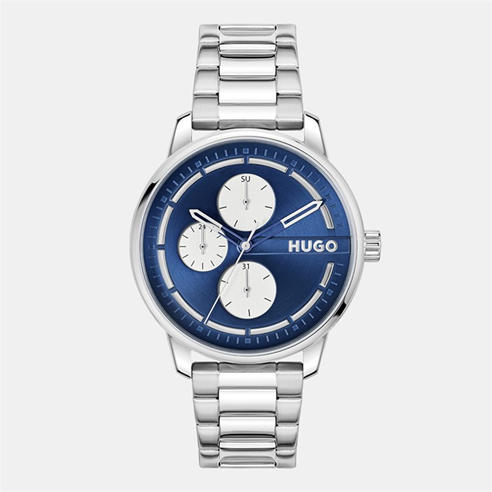 Hugo - Gents HUGO #STAMP MULTI Stainless Steel Bracelet Watch