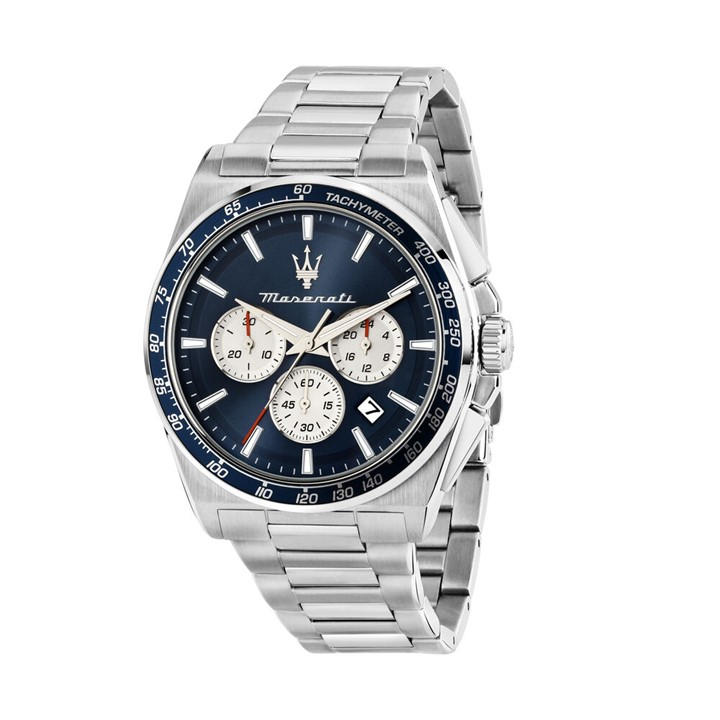 Maserati Men's Silver Velocita Watch