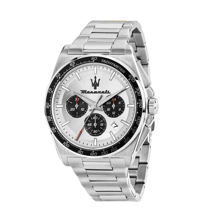 Maserati Men's Silver Velocita Watch