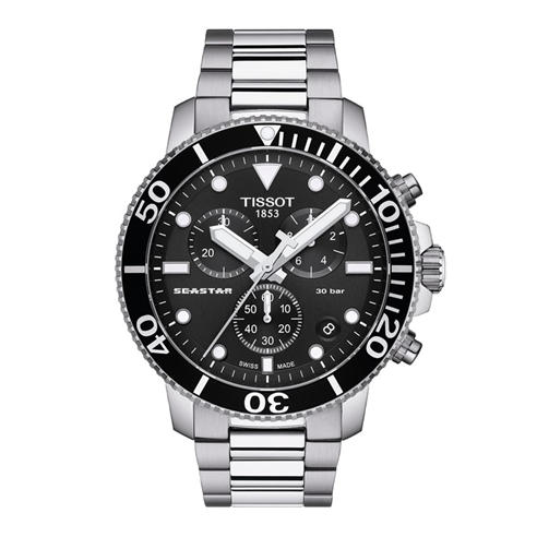 Tissot - Men's Seastar Chrono Quartz Analogue Watch